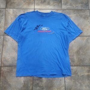 Vintage Y2K Ford Racing Men's XL Embroidered Nascar Streetwear Skater T Shirt